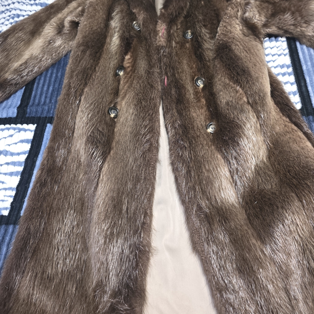 Vintage full length Beaver Coat .USA